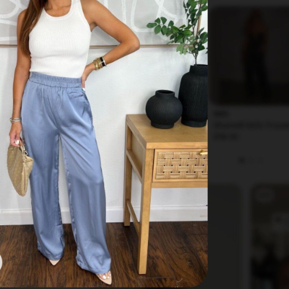 🦄🦄🦄 PRINCESS POLLY Silk-Look Trousers 🦄🦄🦄